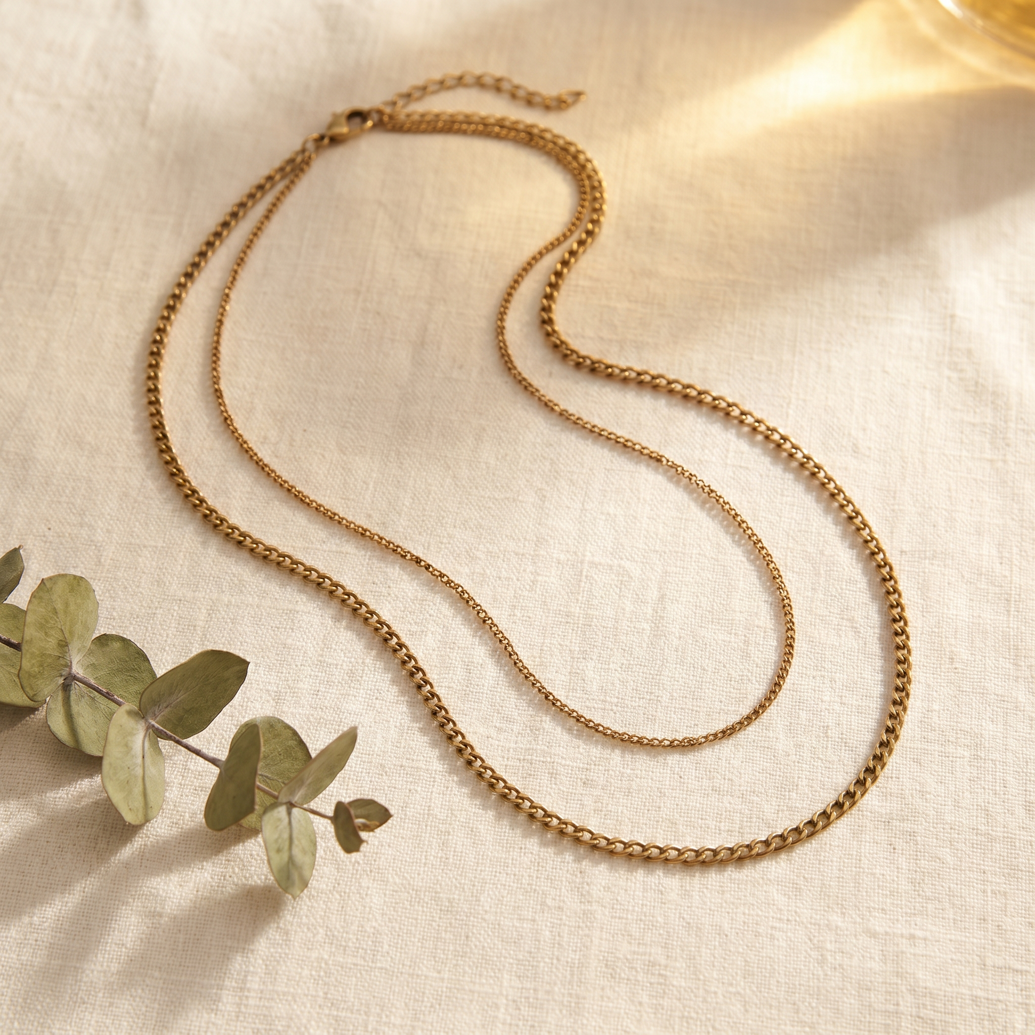 The Saba — Layered Chain Necklace