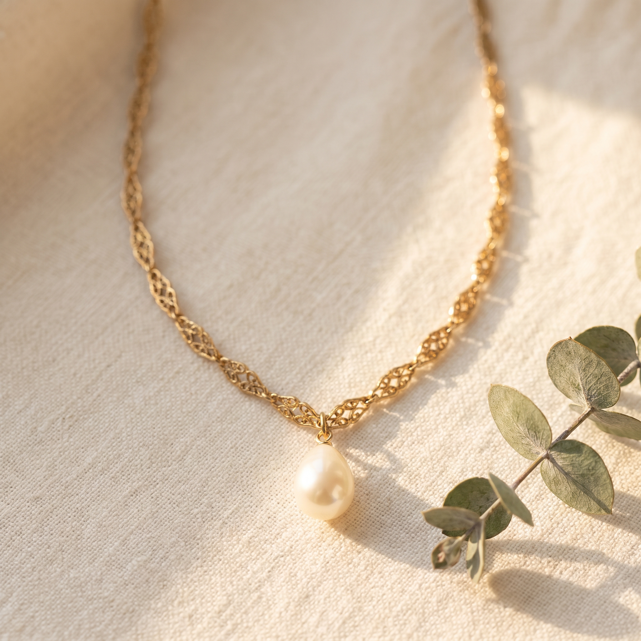The Anaya — Pearl Pendant Necklace