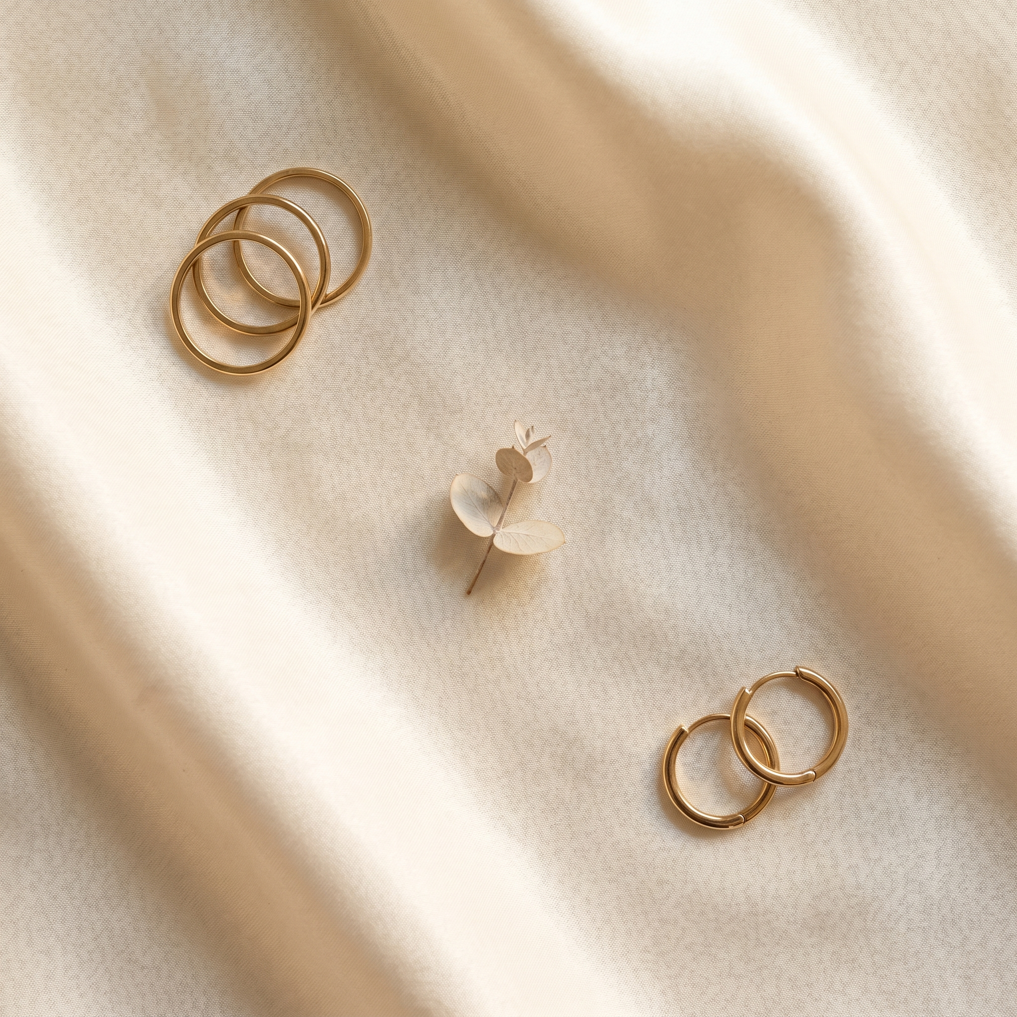 The Layla Set — Ring Stack + Hoops