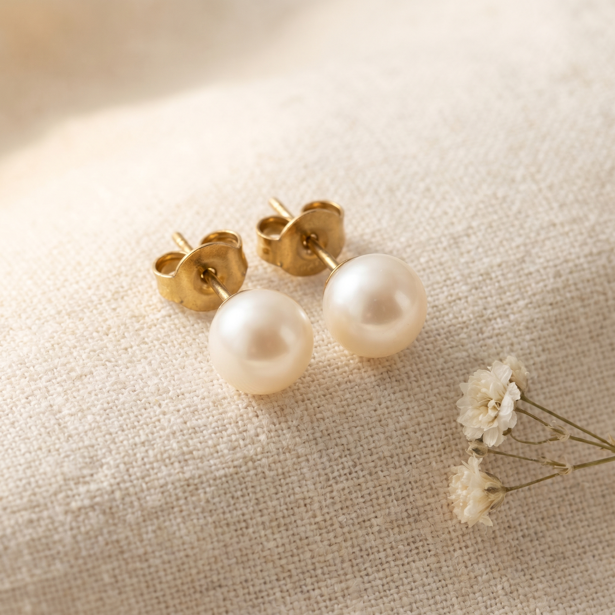 The Lulu — Classic Pearl Studs