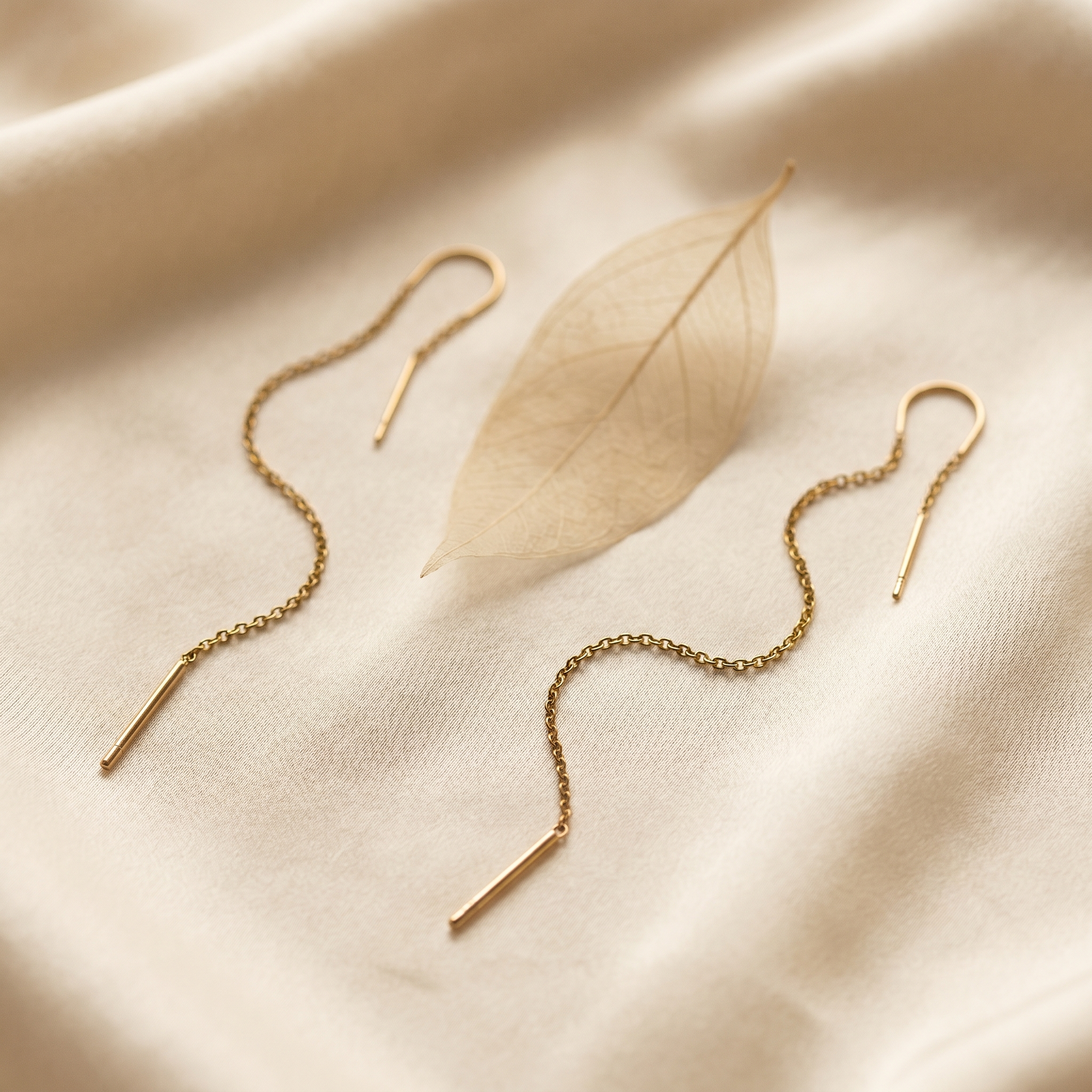 The Mira — Threader Earrings