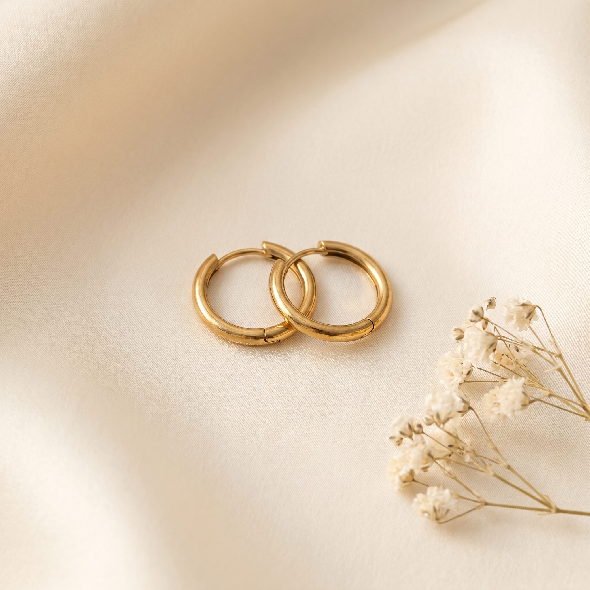 The Noor — Mini Gold Hoops